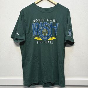 Notre Dame Fighting Irish 31 Years We Live Out Our Legacy Green T-Shirt Sz XL